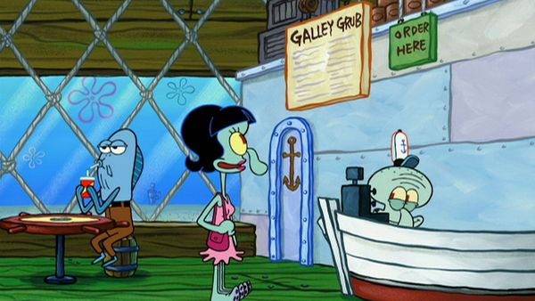 Bob Esponja Calça Quadrada - New Fish in Town / Love That Squid