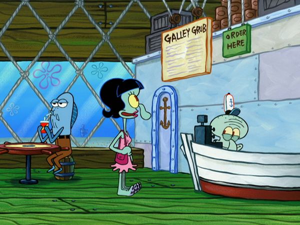 Bob Esponja Calça Quadrada - New Fish in Town / Love That Squid