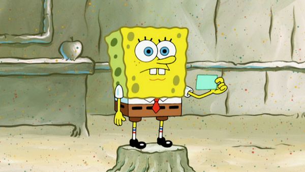 Bob Esponja Calça Quadrada - Escola para adultos do Lula Molusco / Relatório oral