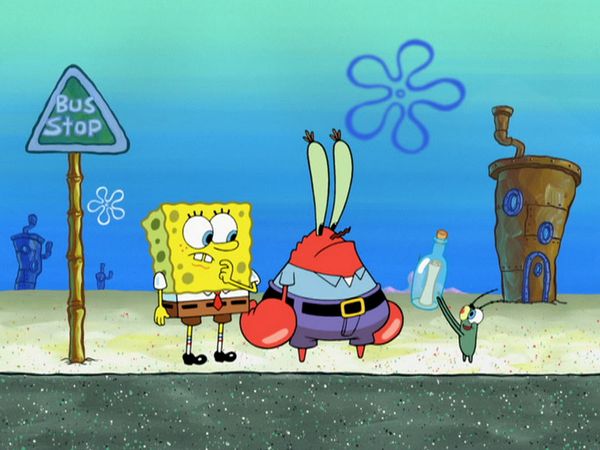 Bob Esponja Calça Quadrada - O inicio do Homem Sereia / O olho bom do Plankton