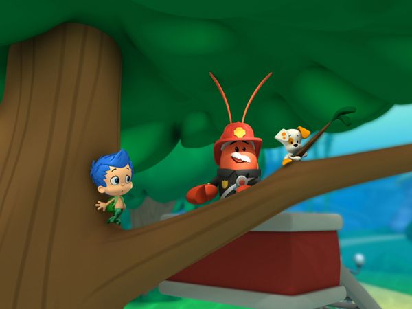 Bubble Guppies - O bombeiro Gil faz o resgate!