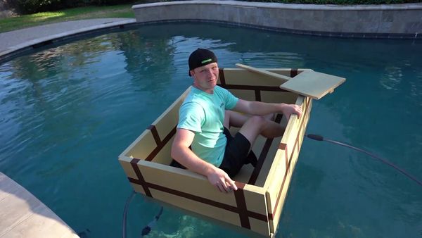 Unspeakable - Spending 24 Hours in a Real Minecraft Boat