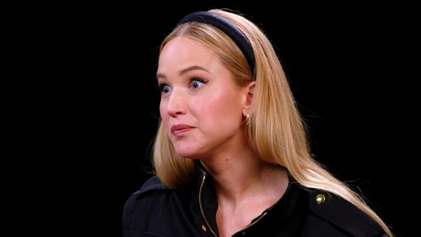 Hot Ones - Award Winners and Nominees - Jennifer Lawrence Sobs in Pain While Eating Spicy Wings