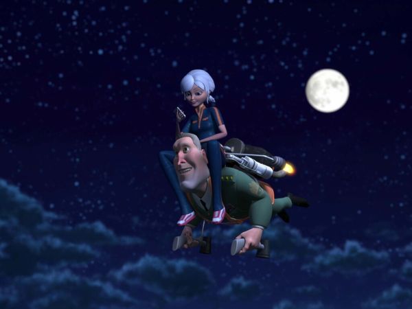 Monsters vs. Aliens - Predigo horror / Destruye a Pollito D