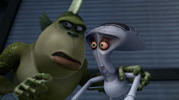 Monsters vs. Aliens - ¡No puedes respirar en un comedor... espacial! / ¡Carrera hasta la zona final!
