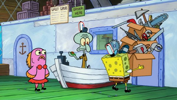 Bob Esponja - La maldición de Fondo de Bikini / Calamardo en Clarinetelandia