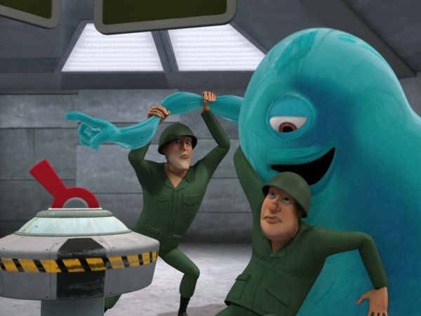 Monsters vs. Aliens - Como loco / El agujero de gusano cambió