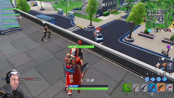 LazarBeam - Actually Playing Minecraft / I Beat Ninja in Fortnite