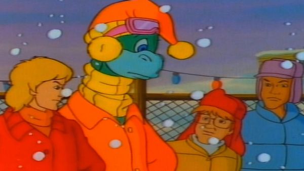 Denver the last dinosaur - De la neige plein les poches