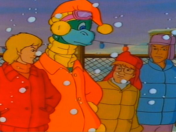 Denver the last dinosaur - De la neige plein les poches