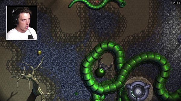 LazarBeam - Impossible Slither.io Challenge / Insatia Worm vs. Giant Blob of Death