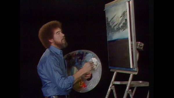 The Joy of Painting with Bob Ross - Black & White Seascape