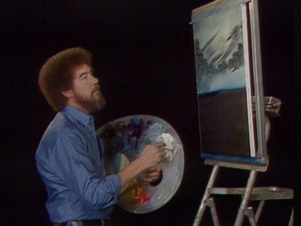 The Joy of Painting with Bob Ross - Black & White Seascape