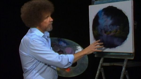 The Joy of Painting with Bob Ross - Wooded Stream Oval