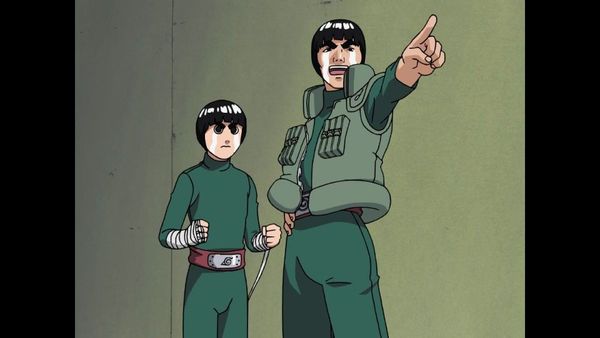 Naruto: O Nascimento de um Ninja - O Desafio Chunin:Rock Lee Contra Sasuke