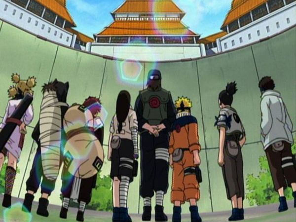 Naruto: Ataque à Vila da Folha - As Rodadas Finais : A Corrida Para Arena De Batalha