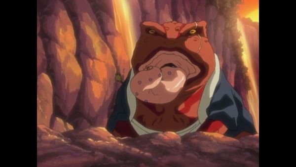 Naruto: Ataque à Vila da Folha - Ele Voa!Ele Salta!Ele Espreita!O Chefe Sapo Aparece!