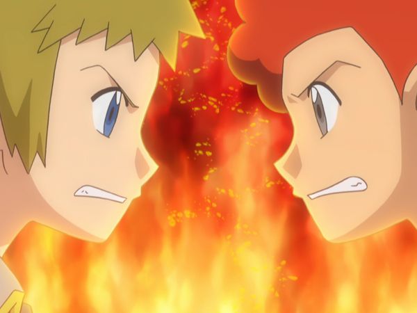 Pokémon: DP Los vencedores de la Liga de Sinnoh - Flint Enciende el Fuego!