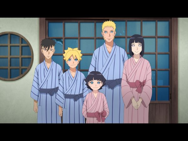 Boruto: Naruto Next Generations: Disfarce de Kawaki - As Férias da Família Uzumaki na Fonte Termal