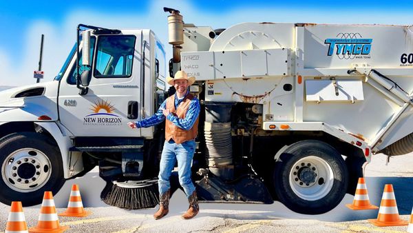 Cowboy Jack - Explore a Street Sweeper - Street Sweeper Tour