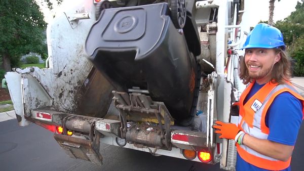 Handyman Hal - Garbage Trucks with Handyman Hal | Trash Pickup with Garbage Truck | Fun Videos for Kids