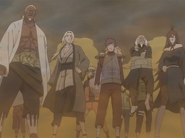 Naruto Shippuden: A Quarta Grande Guerra Ninja: Confrontos - OS CINCO KAGES SE REÚNEM