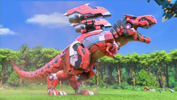 Quantum Heroes Dinoster - The Metatron Meets Red Rex / In The Clutches Of Bex Hunter