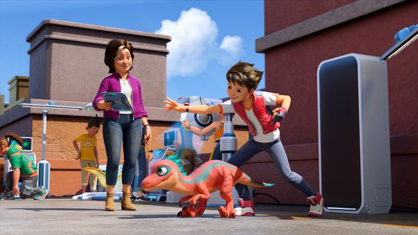 Quantum Heroes Dinoster - The Party-Crashing Parasaurolophus / The Classmate Lost in Dino Earth