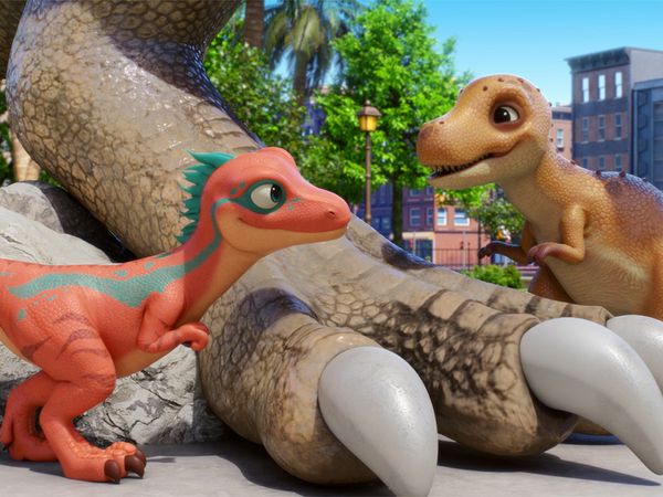 Quantum Heroes Dinoster - The Theme Park Baryonyx Battle / The Living Fossil Fuss