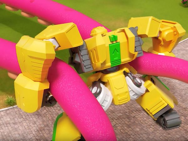 Miniforce Super Dino Power - Here Comes Super Megalodon! / Kanva and the Giant Octopus Attack