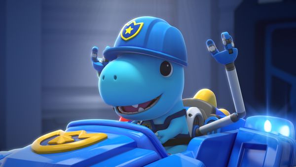 Super Dino - Superdino Rex Team / A Dino Lost in Town