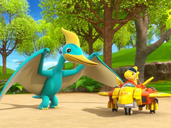 Super Dino - Grandpa Is a Superhero / Saving Lara