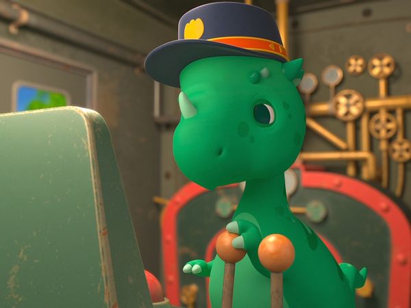Super Dino - Explosion of Koong Koong Volcano / Grandpa Tommy’s Steam Locomotive