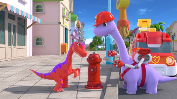 Super Dino - The Dino Who Cried Fire / Tyra’s New Friend