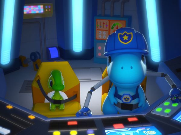 Super Dino - Rex Team in Danger / Para’s Trip to the Moon
