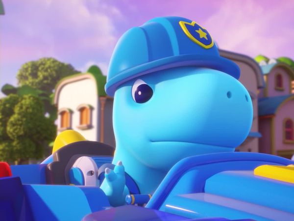 Super Dino - Trapped in Balloons / The Big Typhoon