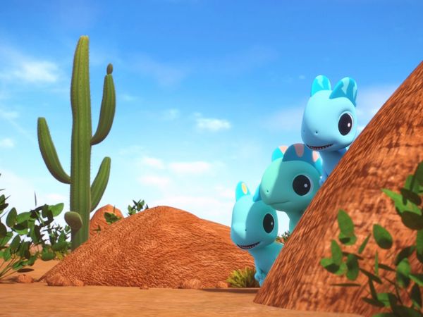 Super Dino - The Troublemaker Ammonites / The Scary Sandstorm