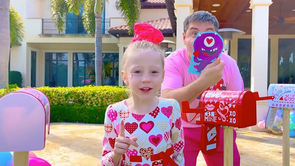 Like Nastya - Nastya's Day of Learning: Valentine's Crafts, Airport Etiquette, and Safety Adventures