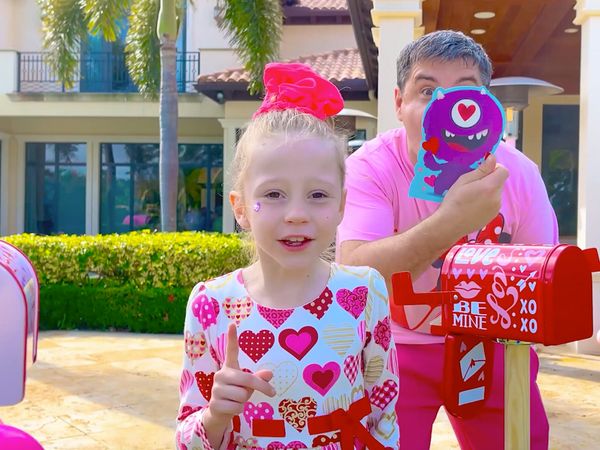 Like Nastya - Nastya's Day of Learning: Valentine's Crafts, Airport Etiquette, and Safety Adventures