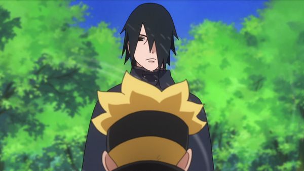 Boruto - Examen Chūnin - Sasuke y Boruto