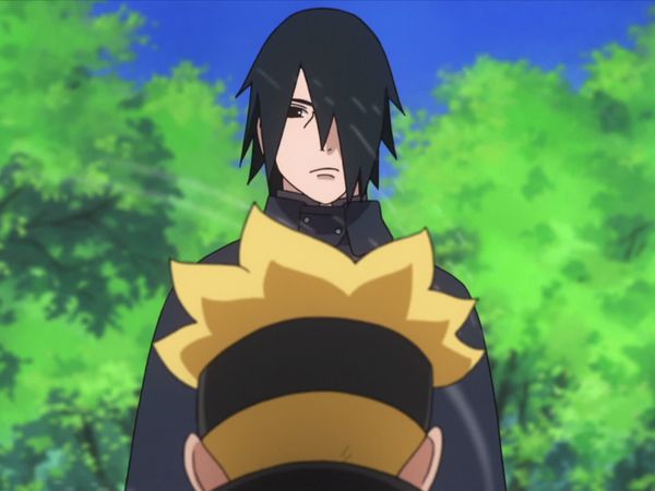 Boruto - Examen Chūnin - Sasuke y Boruto