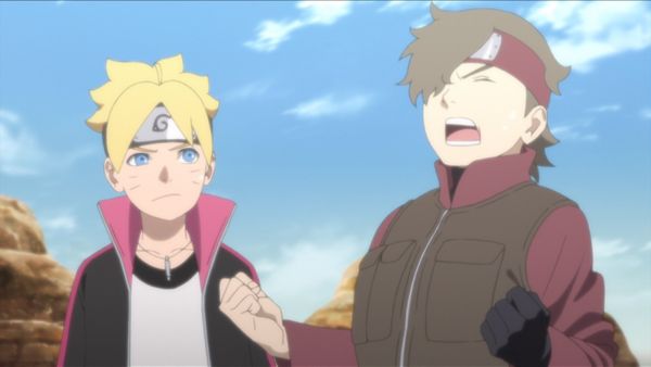 Boruto - Cho-Cho y Desaparición de Mitsuki - La piedra del corazón