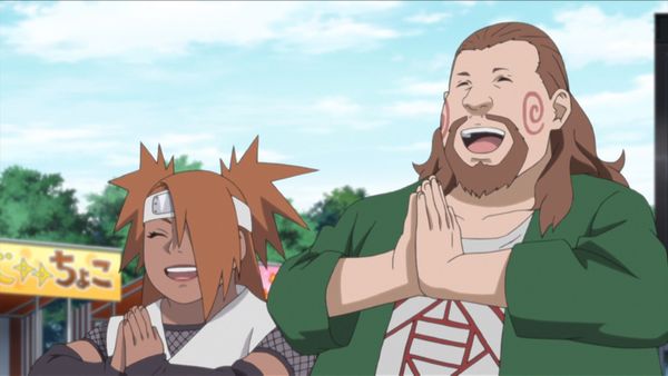 Boruto - Día de Padres e Hijos y Marca Maldita - ¡A atragantarse! ¡El concurso de comida!