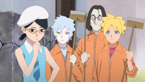 Boruto - Bandidos Mujina - Escape del castillo Hozuki
