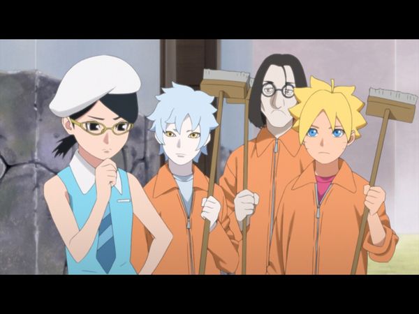Boruto - Bandidos Mujina - Escape del castillo Hozuki