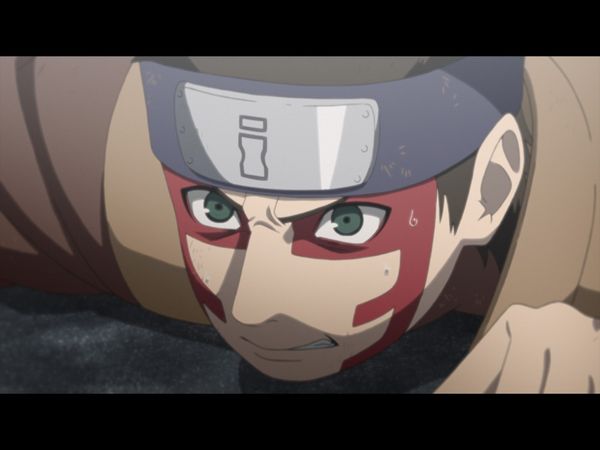Boruto - Activación de Kara - Misión en conjunto con la arena