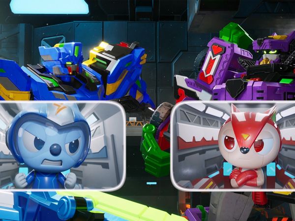Miniforce: V-Rangers - Volt and Kai's Fallout / Attack of the Dark Spider Monster