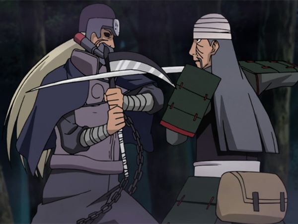 Naruto Shippuden - MIFUNE CONTRA HANZO