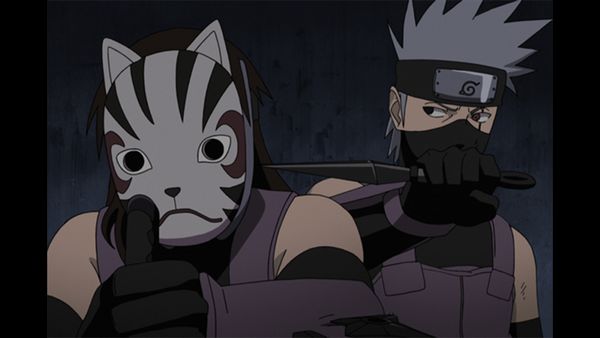 Naruto Shippuden - KAKASHI:SOMBRA DE LOS CAZADORES ESPECIALES ANBU, EL OBJETIVO ES EL SHARINGAN