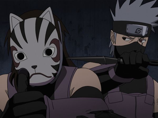 Naruto Shippuden - KAKASHI:SOMBRA DE LOS CAZADORES ESPECIALES ANBU, EL OBJETIVO ES EL SHARINGAN